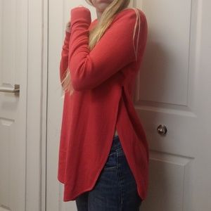 THEORY Wool & Silk Slit Sweater (Fits like a M)